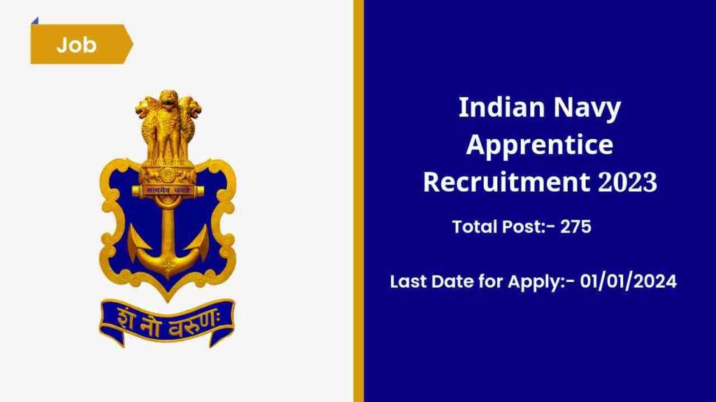 Indian Navy Apprentice Recruitment 2023